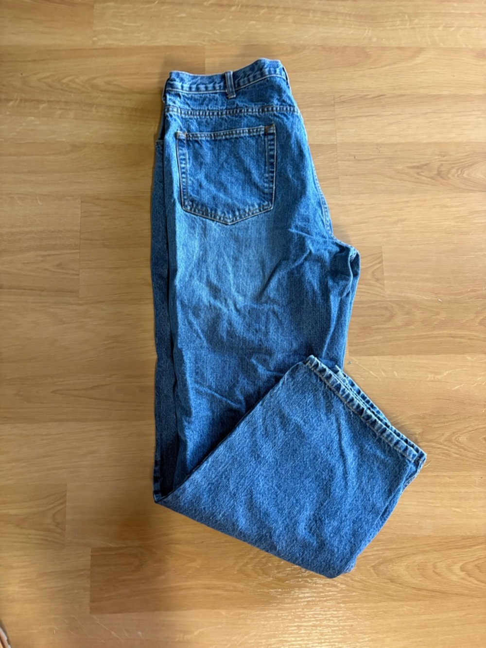 Route 66 Men's Blue Straight-Leg Denim Jeans